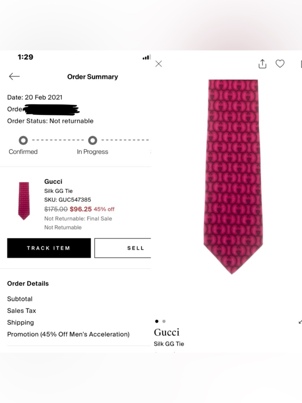 Gucci GG Silk Tie - Picture 11 of 17